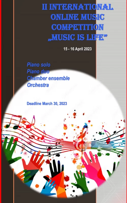 Konkurs „Music Is Life” organizowany przez Stowarzyszenie Kadry Kierowniczej i Nauczycieli Szkolnictwa Artystycznego w Trzcianie.